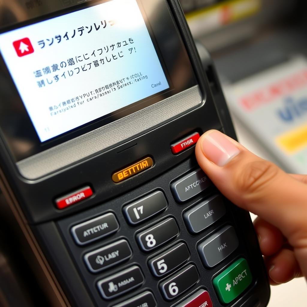 Payment terminal showing error when processing Discover Card in Japan Payment terminal showing error when processing Discover Card in Japan
